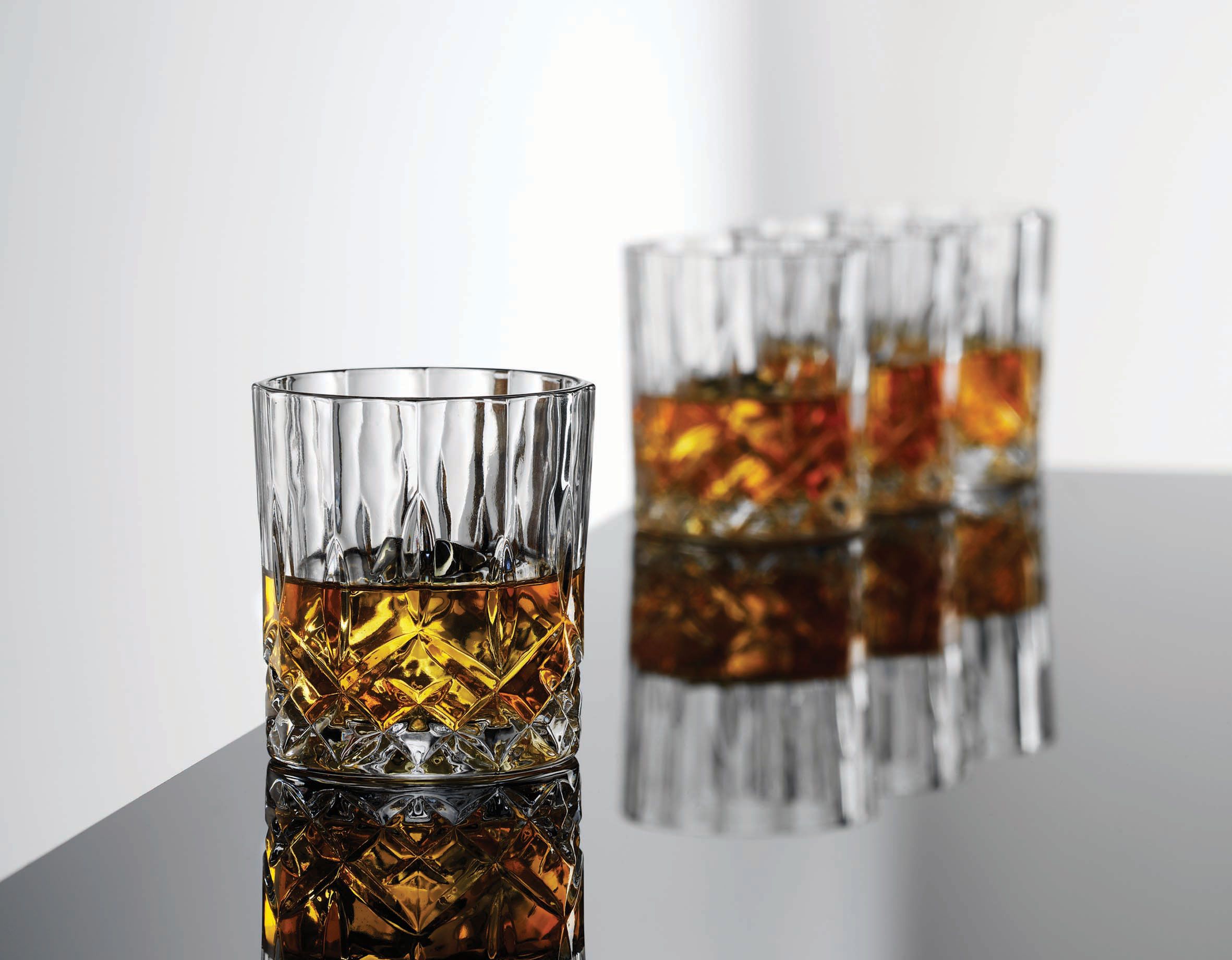 Tumbler Whisky Glas HARVEY Set 4Stk - old fashioned Whiskey pur Glas 31cl (Whiskygläser)