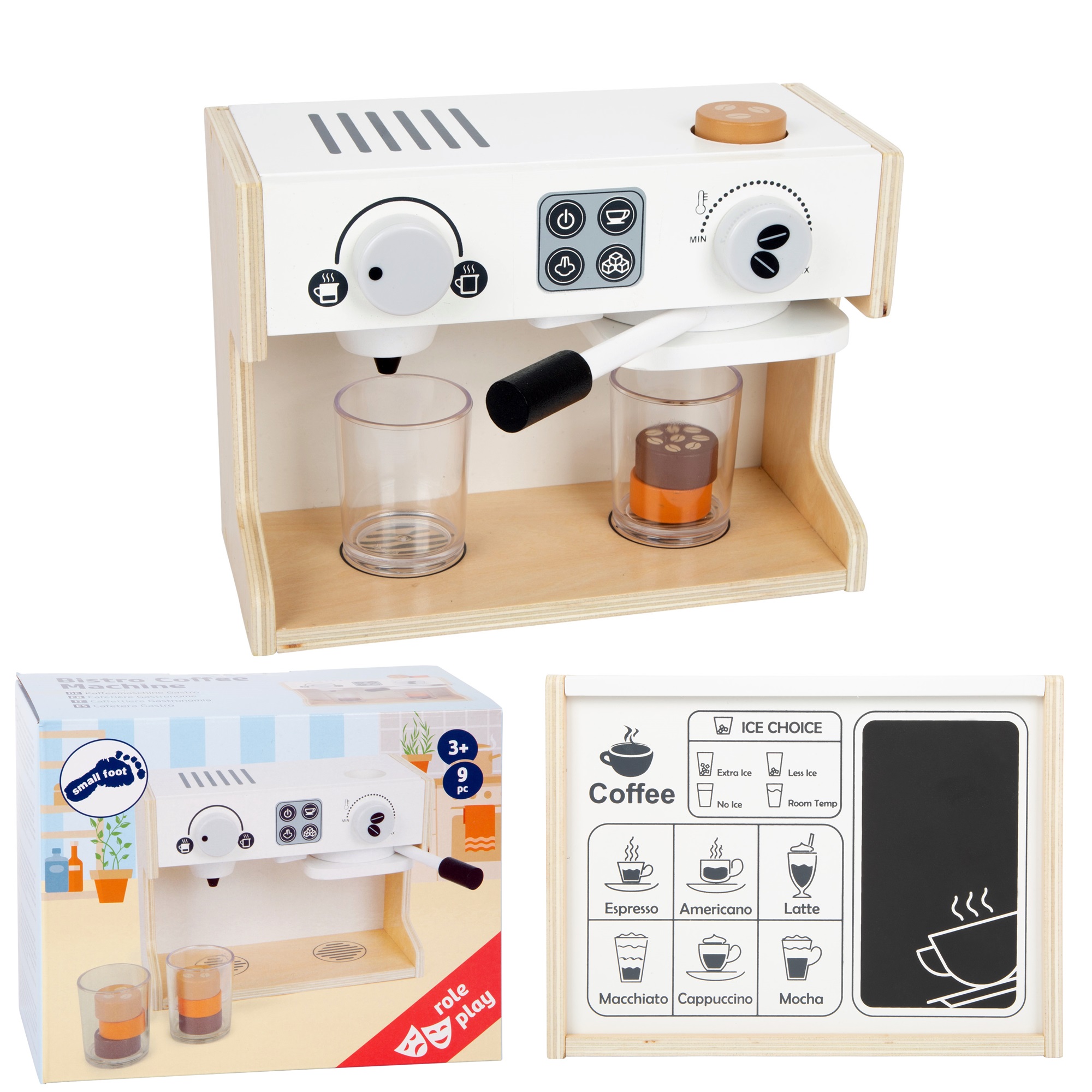 Kaffeemaschine Gastro - Rollenspielzeug - Restaurant Kolbenmaschine, Kolben Kaffeemaschine - Spielzeug
