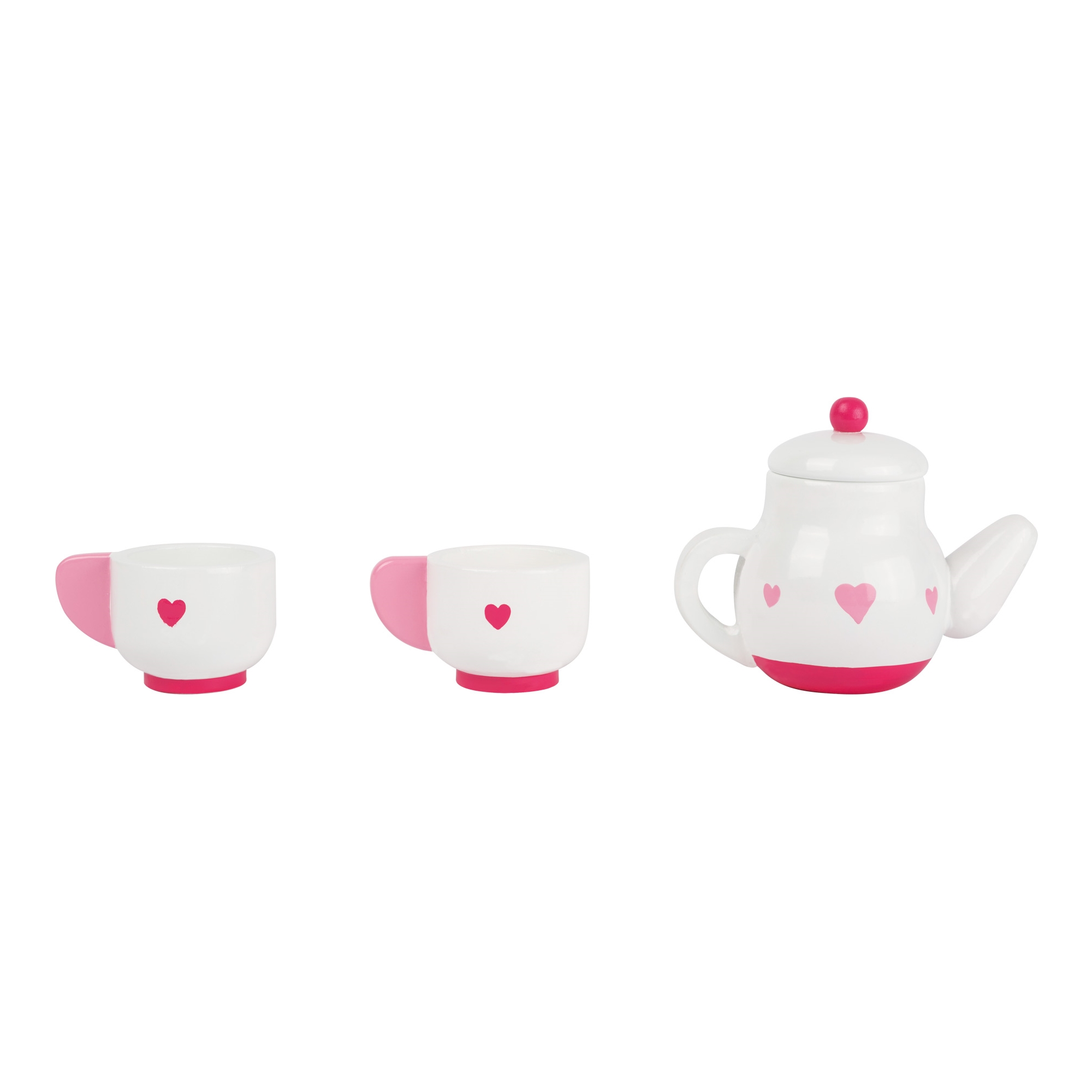 Kinderküche Spielset Teekanne mit Tassen - Geschirrservice: Teekanne mit Deckel und Tassen