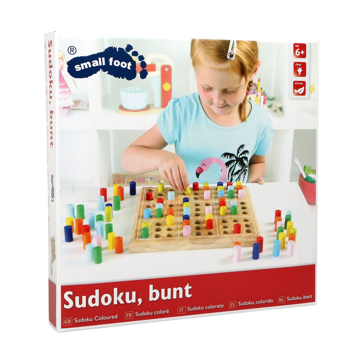 Sudoku rund-bunt, small foot Design - Sudoku rund-bunt, Holzspiel