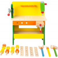 Kinder Werkbank aus Holz mit Werkzeug - Kinderwerkbank und Werkzeug aus Holz von small foot design