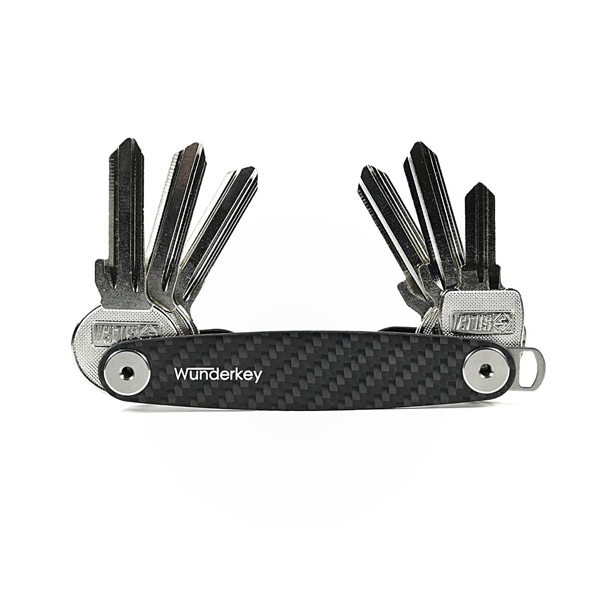 Wunderkey Schlüsselanhänger Karbon - Schlüsselring / Schlüsseletui Wunderkey Classic Carbon