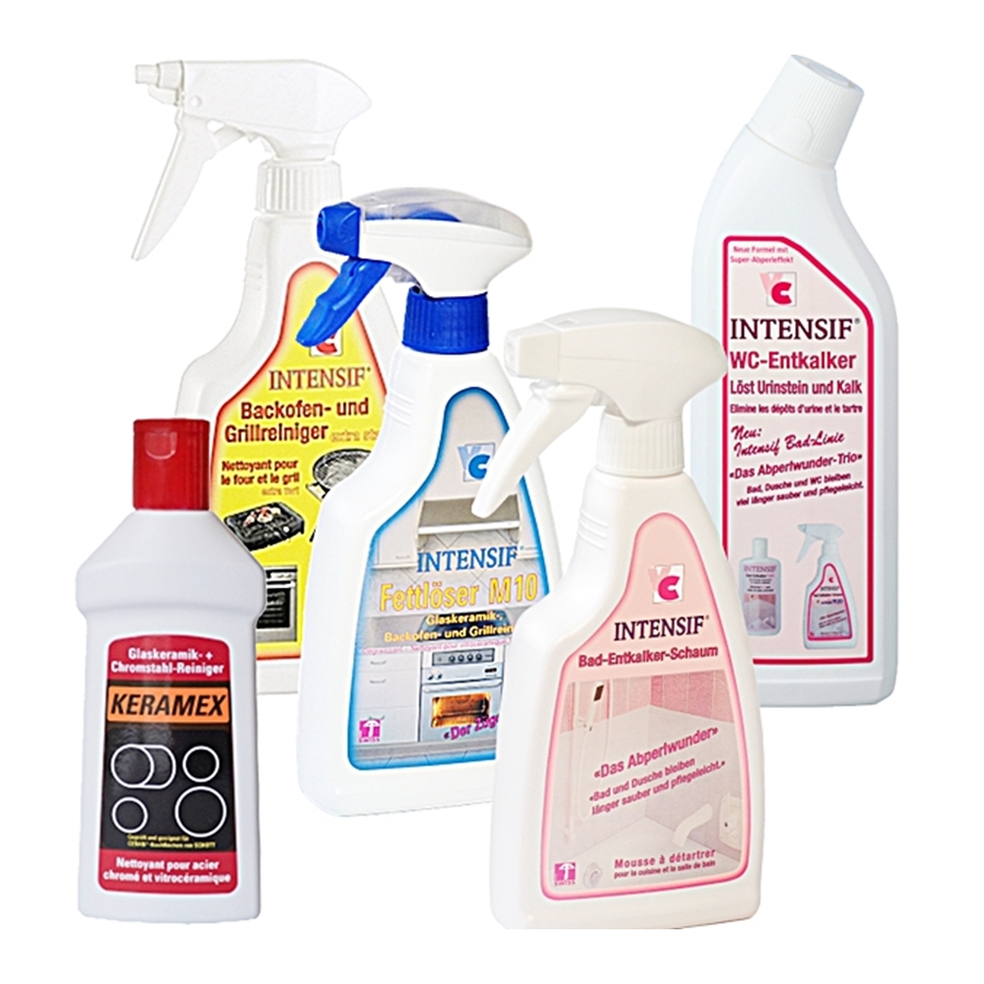 Top 5 - Intensif Reinigungs Bundle - Keramex, M10, M20, M40 und WC- Entkalker Dickflüssig