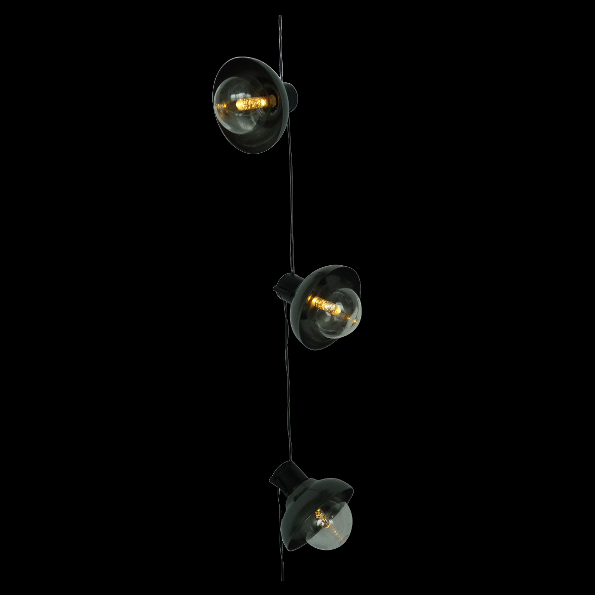 Lichterkette 10 Led Birnen Lampenschirm - Design aussen Lichterkette Glühlampen mit Schirm, Batterie