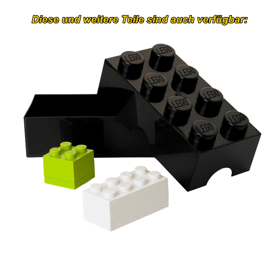 XL Lego Lunchbox, oder Stiftbox etc, Rot - Znünibox (Brotdose, Aufbewahrungsbox), Room Copenhagen (4RO)