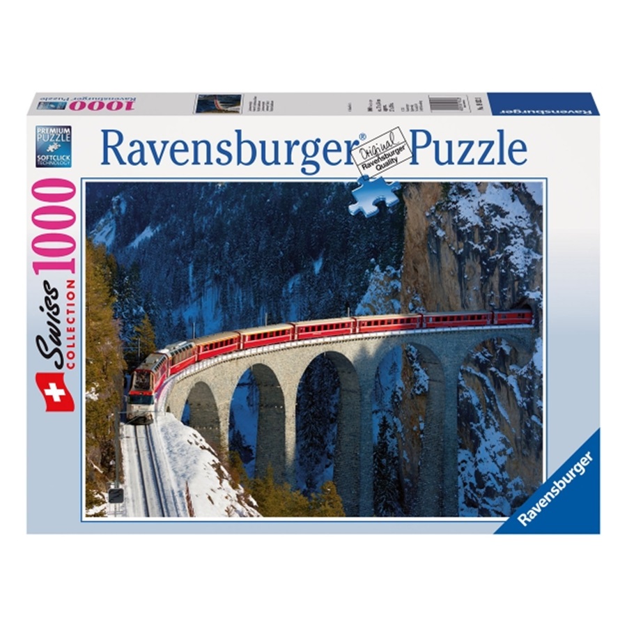 Ravensburger Puzzle, Landwasserviadukt - Puzzle 1000tlg, Landwasserviadukt