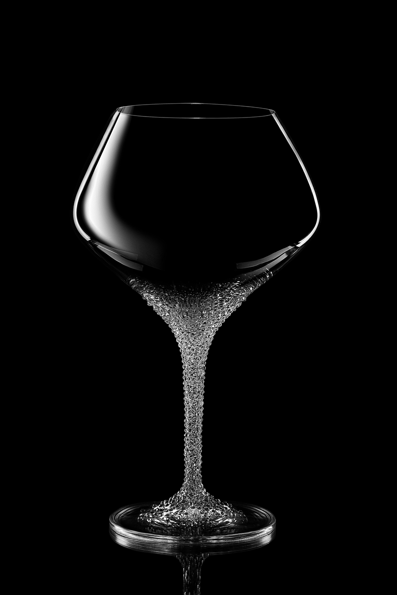 Weinglas 2Stk POSEIDON 470ml B. Grace - Rotweingläser POSEIDON 2Stk, mit Swarovski Elements